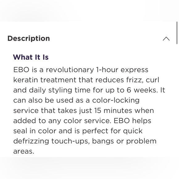 EBO: Express Blow Out Smoothing
Treatment System Kit - KERATIN COMPLEX - Picture 9 of 9